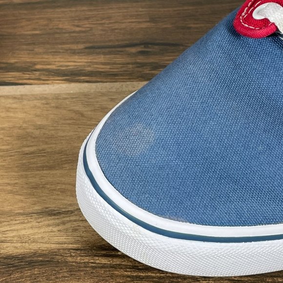Vans Atwood Mens Size 8.5 Shoes Blue Red Canvas Low Top Lace Up Skate Sneakers main image 10